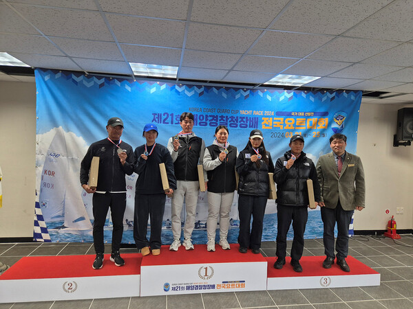 여수시청 직장운동경기부 요트팀이 ‘제21회 해양경찰청장배 전국요트대회’에서 우승을 차지했다.